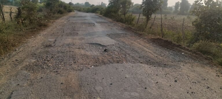 बारिश से सड़को के उड़े परखच्चे, आवागमन हुआ दुश्वार, मार्ग मैं बढ़े बढ़े गड्ढों की भरमार,राहगीर हो रहे घायल