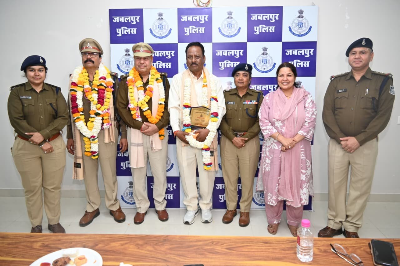 जबलपुर में सेवा निवृत्त हुये 3 पुलिस अधिकारी/कर्मचारी,35 से 39 साल शानदार,यादगार और बेदाग रही सेवा अवधी