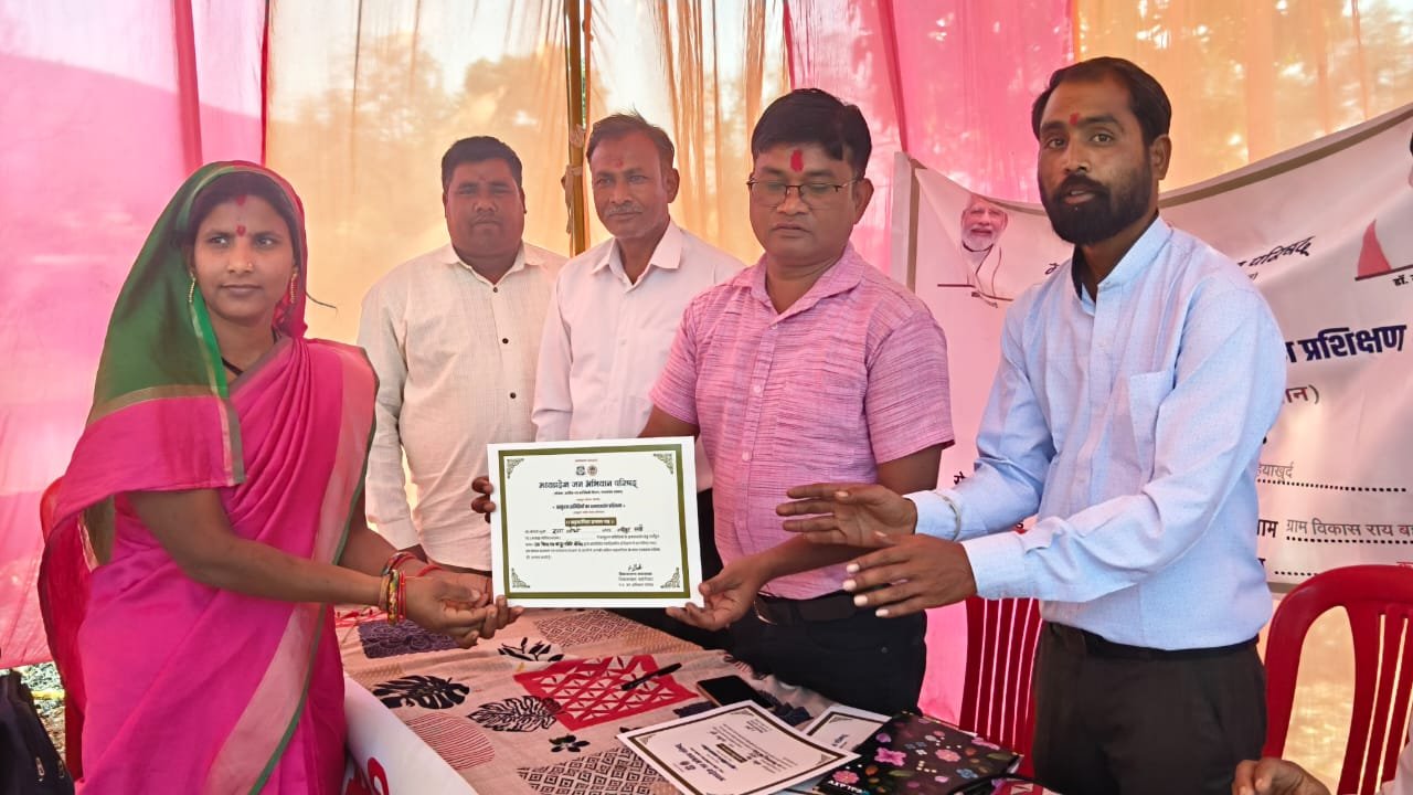 ग्राम विकास प्रस्फुटन समितियों के क्षमता वृद्धि प्रशिक्षण ग्राम कल्हैयाखुर्द में हुआ आयोजित