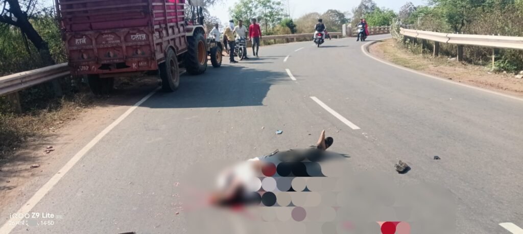 खितौला में दर्दनाक सड़क हादसा,एक की दर्दनाक मौत