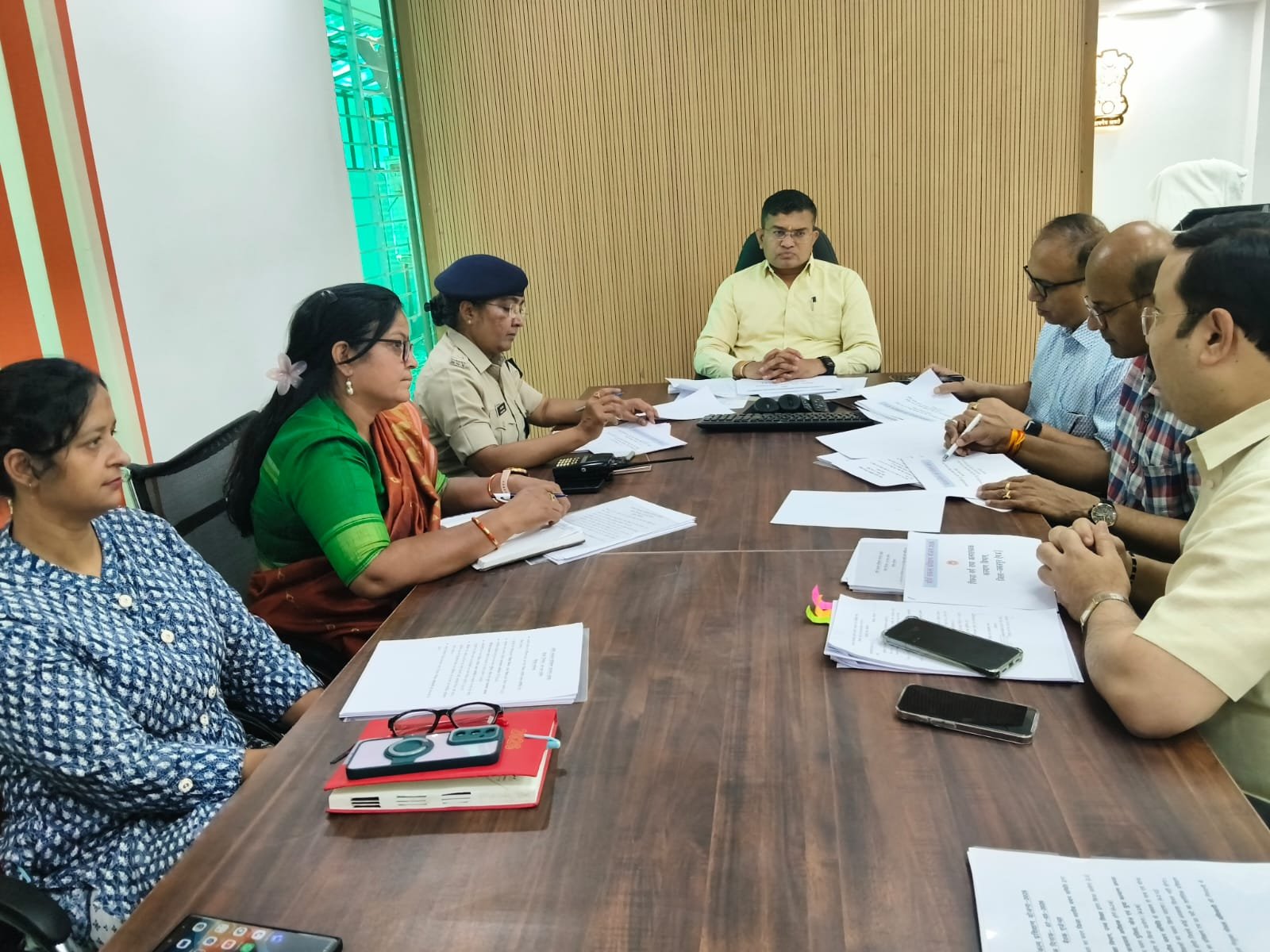 शौर्य संकल्प प्रशिक्षण योजना के क्रियान्वयन को लेकर अधिकारियों की बैठक संपन्न