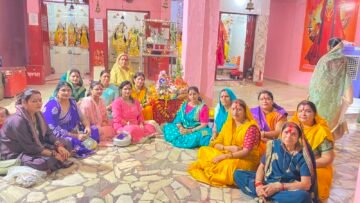 सजा मंडप,धूमधाम से हुआ तुलसी शालिग्राम विवाहोत्सव, पुरषोत्तम मास के पावन अवसर हर्षोल्लास पूर्वक मनाई गई कमला एकादशी 