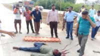पिकअप ओर मोटर साईकिल मै जोरदार भिंडत, मोके पर ही मोटर साईकिल सवार दो की मौत