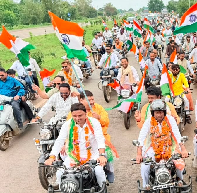समृद्ध भारत के लिए लोगों को जाग्रत करेगी तिरंगा यात्रा,विधायक बरकड़े