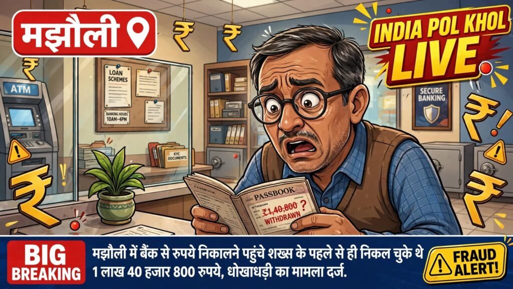 मझौली में बैंक स्टेटमेंट निकलवाते ही शख्स के उड़ गए होश, खाते से निकल चुके थे डेढ़ लाख रुपये